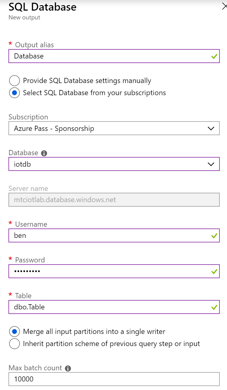 SQL DB Setup